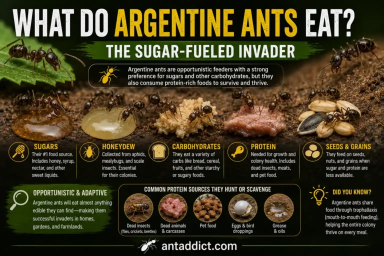 What do argentine ants eat