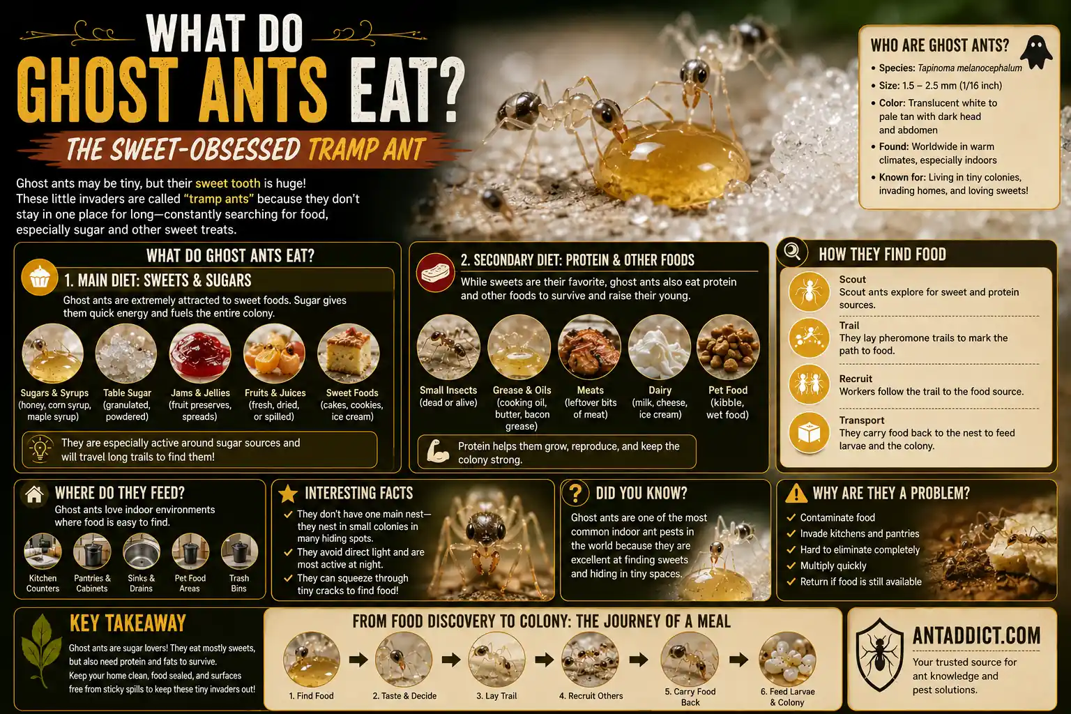 What Do Ghost Ants Eat