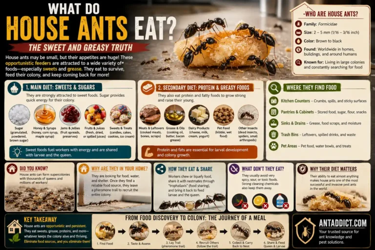 What Do House Ants Eat