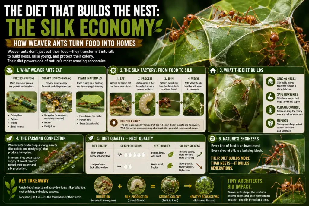 What Do Weaver Ants Eat