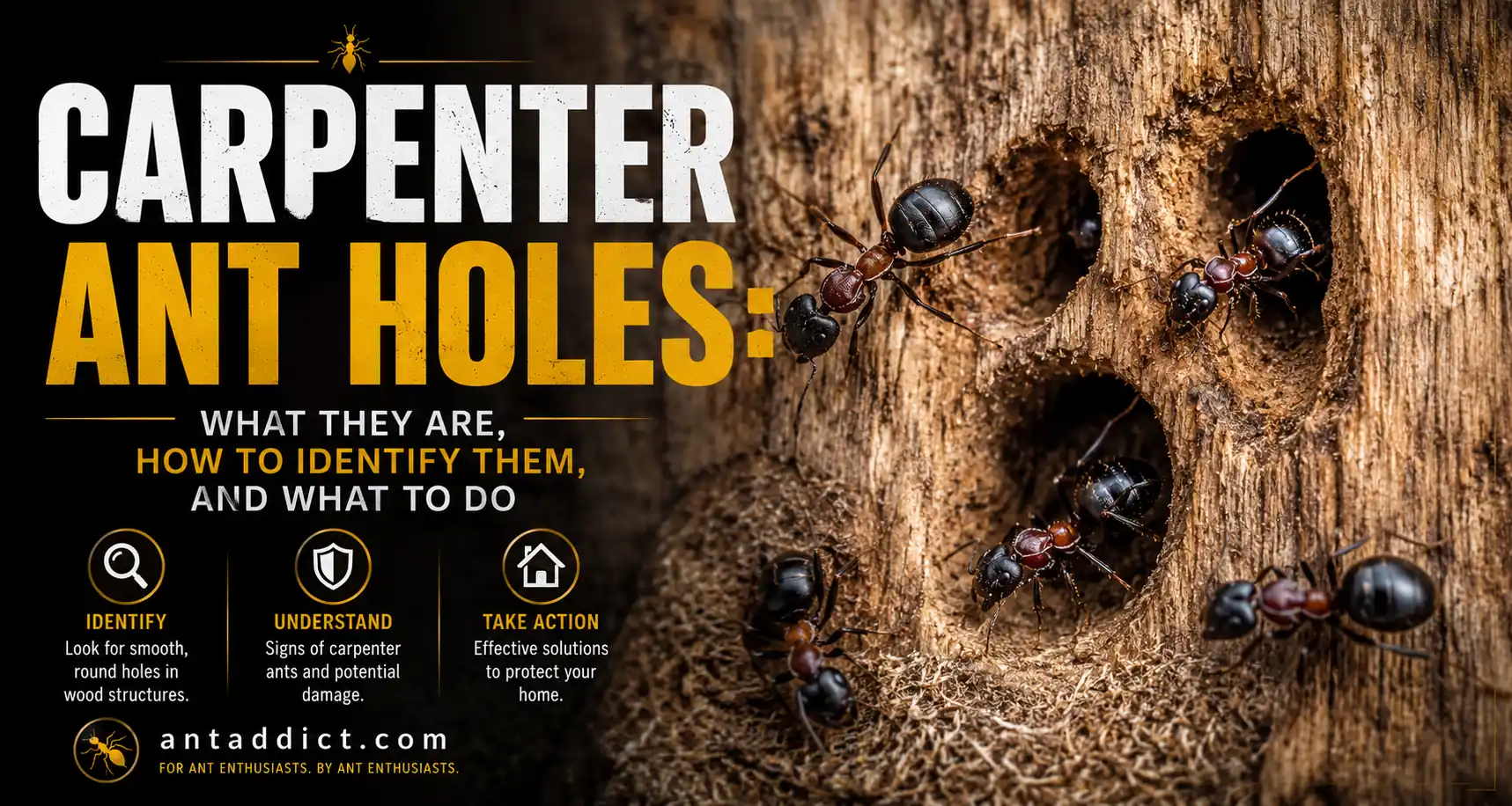 Carpenter Ant Holes