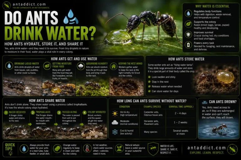 Do Ants Drink Water
