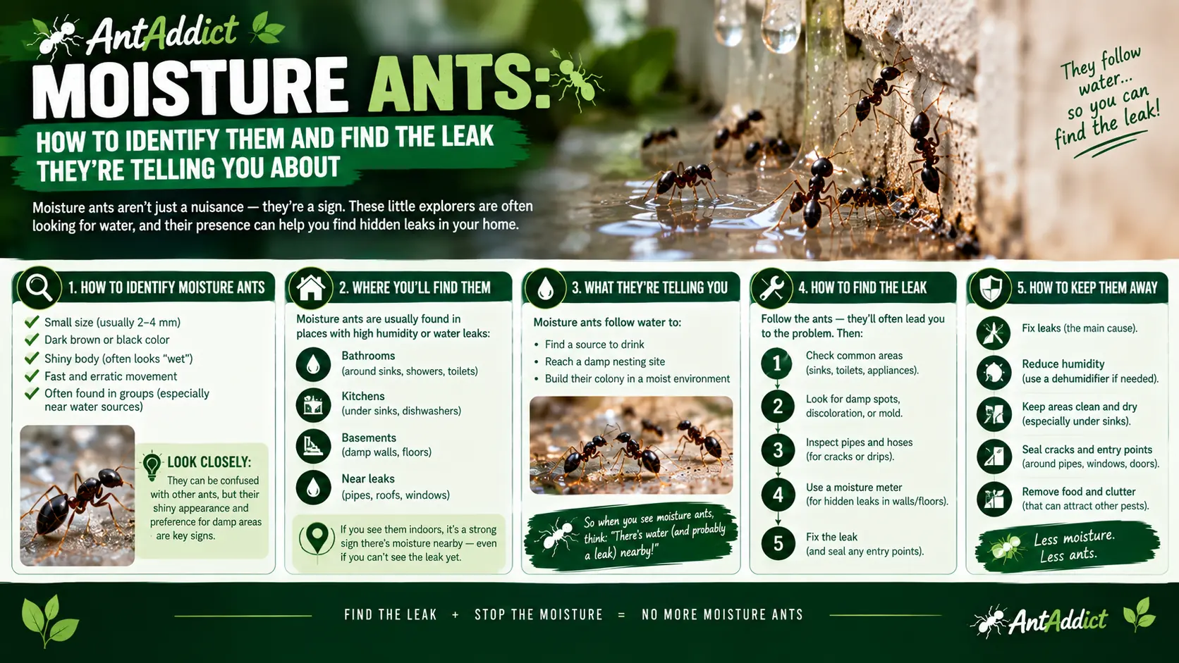 Moisture ants